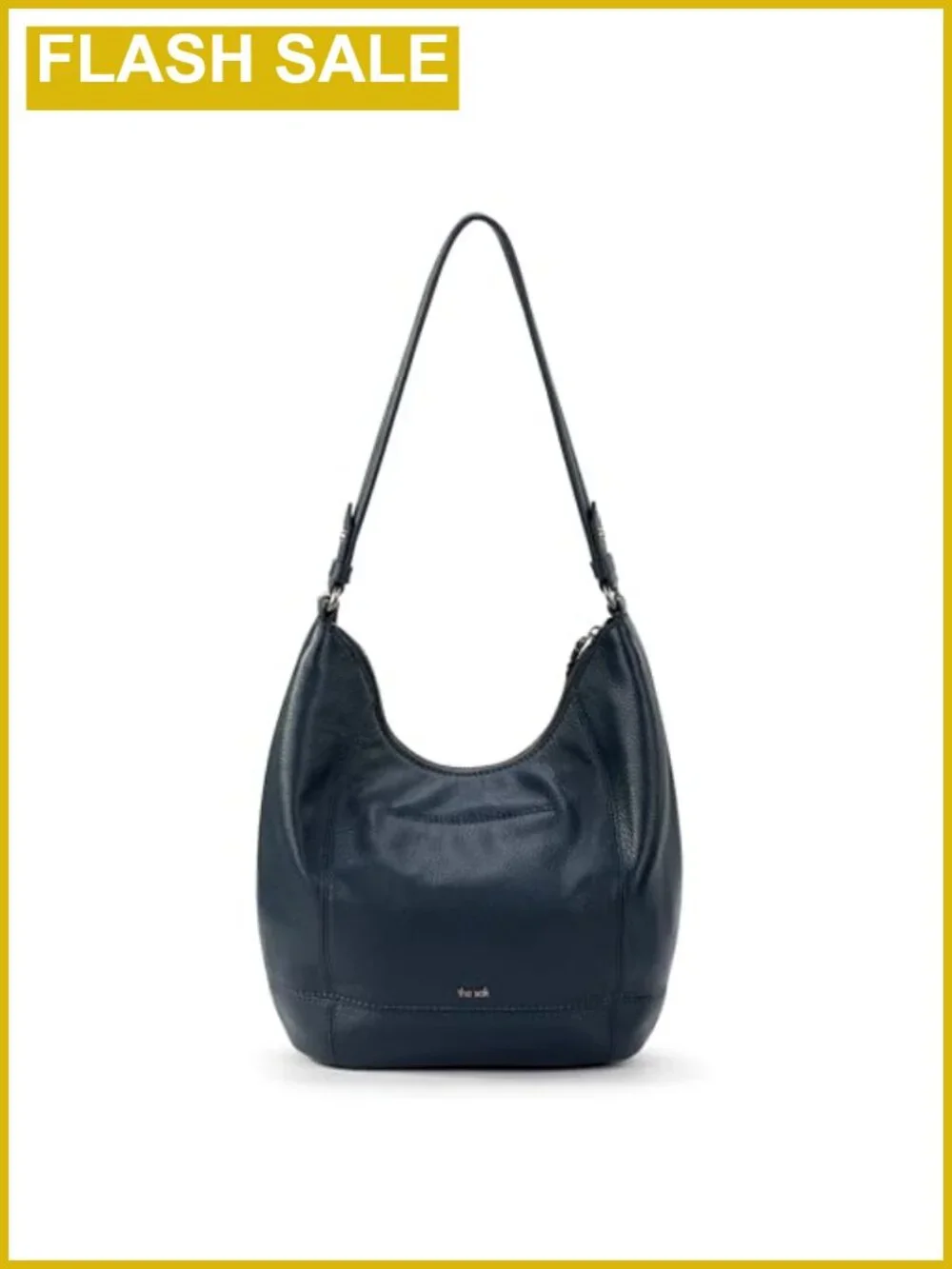 Large Slouchy Leather Hobo Bag Shoulder Purse with Zip Pocket